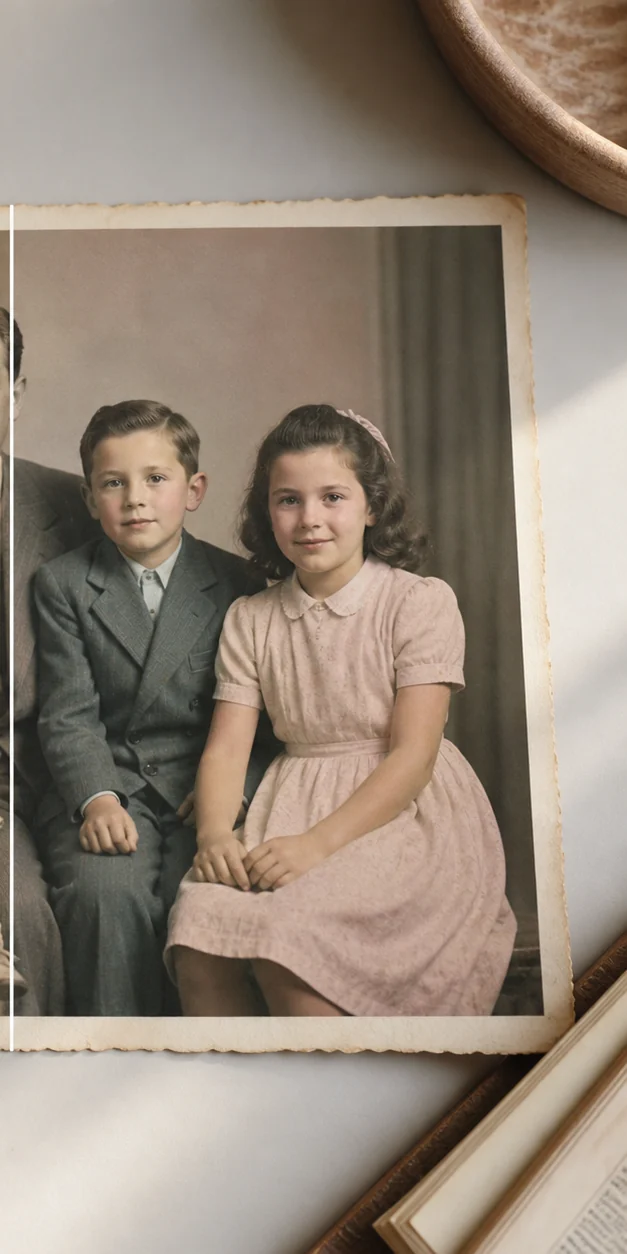 Clearer restored image after AI processing
